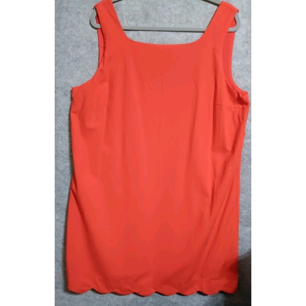 Kate Spade XL Scalloped Mini Shift Dress 2024 Tangerine Lined Summer Comfort